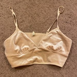 Velvet bralette